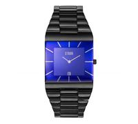 STORM Omari XL Slate Blue Sleek Men's Watch with Square dial and Date Function, Made from Brushed and Polished Stainless Steel