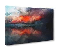 Storm Approaching Canvas Print | Gallery Wrapped 30mm Frame Wall Art | 30x20 inches | Ready to Hang | Abstract Picture | Living Room Bedroom Lounge Office