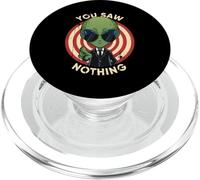 Storm Area 51 They Can't Stop Us All Alien You Saw Nothing PopSockets PopGrip for MagSafe