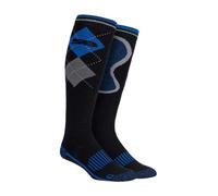 Storm Bloc 1 Pack Mens Extra Long Knee High Cotton Rich Wellington Boot Socks - SBGMS007BLK - 6-11 UK