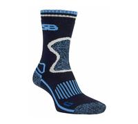 Storm Bloc 2 Pack Ladies Wool Blend Hiking Socks with Arch Support - SBGLS003NVY - 4-8 UK