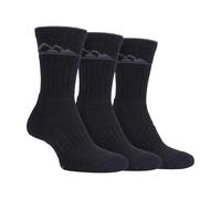 Storm Bloc 3 Pack Mens Heavy Cushioned Outdoor Cotton Hiking Boot Socks - SBMS030BLK - 6-11 UK