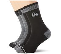 Storm Bloc - 4 Pairs Mens Thick Cushion Sole Comfort Summer Breathable Hiking Work Boot Socks (6-11 uk, SBMS033CHA)