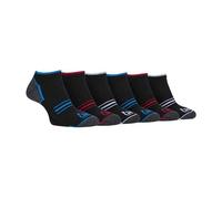 Storm Bloc 6 Pack Mens Cushioned Sole Running Low Cut Trainer Socks - 6-11 UK - Black