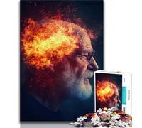 Storm Brain Jigsaw Puzzles 1000 Pieces for Adults Teens,Help The Brain Exercise Addictive Toys to Cultivate Patience Parent-child Interaction 50x75cm