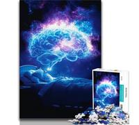 Storm Brain Jigsaw Puzzles for Teenagers 1000 Piece,Educational Games Home Decoration Artists Collection,Fine Art (38x26cm)