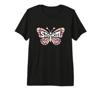 Storm Butterfly - Personalized Cute Name Word Art Premium T-Shirt