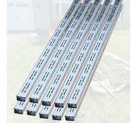 Storm Channel Drain Low Profile, Garden Yard Shallow Flow Drainage and Grating/ Narrow Wide 35 50 70 100 150 MM - Water Trench Drain/ Trough/ Gutter, Building Materials(10 pcs 1M (39IN),3.5x3cm(1 3/8x
