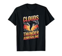 Storm Chaser Clouds Thunder and Adrenaline Tornado T-Shirt
