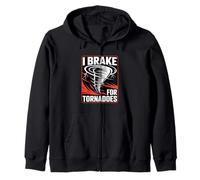 Storm Chaser Costume Hurricane Tornado Zip Hoodie