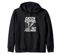 Storm Chaser Costume Hurricane Tornado Zip Hoodie
