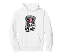 Storm Chaser Costume Mom Crazy Storm Lady Pullover Hoodie