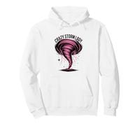 Storm Chaser Costume Mom Crazy Storm Lady Pullover Hoodie