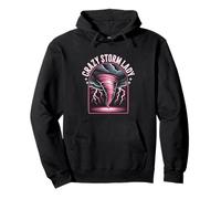 Storm Chaser Costume Mom Crazy Storm Lady Pullover Hoodie