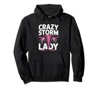 Storm Chaser Costume Mom Crazy Storm Lady Pullover Hoodie