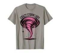 Storm Chaser Costume Mom Crazy Storm Lady T-Shirt