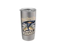 Storm Chaser Dad Like a Normal Dad B Storm Chaser Stainless Steel Insulated Tumbler