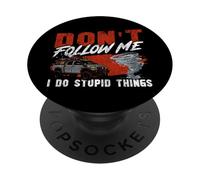 Storm Chaser Hurricane Meteorology Tornado Don't Follow Me I PopSockets Adhesive PopGrip