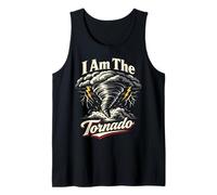 Storm Chaser Hurricane Meteorology Tornado I Am The Tornado Tank Top