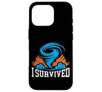 Storm Chaser Hurricane Meteorology Tornado I Survived Case for iPhone 16 Pro