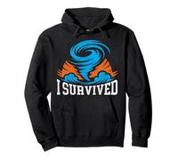 Storm Chaser Hurricane Meteorology Tornado I Survived Pullover Hoodie