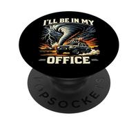 Storm Chaser Hurricane Meteorology Tornado I'll Be In My PopSockets Adhesive PopGrip