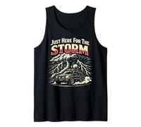 Storm Chaser Hurricane Meteorology Tornado Just Here for The Tank Top