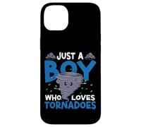 Storm Chaser Hurricane Meteorology Tornado Kids Just A Boy Case for iPhone 14 Plus
