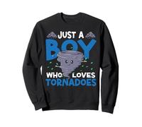 Storm Chaser Hurricane Meteorology Tornado Kids Just A Boy Sweatshirt