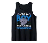 Storm Chaser Hurricane Meteorology Tornado Kids Just A Boy Tank Top