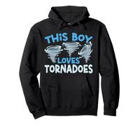 Storm Chaser Hurricane Meteorology Tornado Kids This Boy Pullover Hoodie