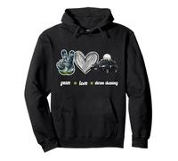 Storm Chaser Hurricane Meteorology Tornado Peace Love Storm Pullover Hoodie