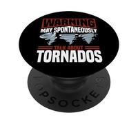 Storm Chaser Hurricane Meteorology Tornado Warning May PopSockets Adhesive PopGrip