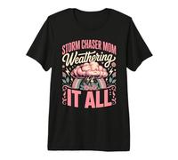 Storm Chaser Mom Weathering It All Premium T-Shirt