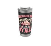 Storm Chaser Mom Weathering It All Stainless Steel Insulated Tumbler