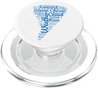 Storm Chaser Tornado Hurricane Weather Meteorologist Apparel PopSockets PopGrip for MagSafe