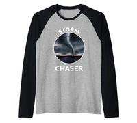 Storm Chaser Weather Tornado Hurricane Shirt Men Women Youth Raglan Baseball Tee
