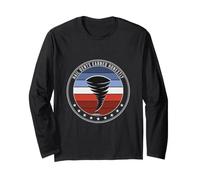 Storm Chasing - Hail Dents Earned Honestly - Tornado Chaser Long Sleeve T-Shirt