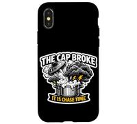 Storm Chasing The Cap Broke Thermodynamics Chase Time Case for iPhone X/XS
