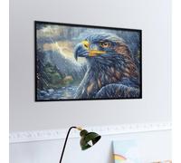 Storm Cloud Sea Bald Eagle 1000 Piece Jigsaw Puzzle for Adults Radiant Whimsical Menagerie Jigsaw Family Vacation Activity Vibrant Creative Challenge Stress Relief Pastime 1000 PCS