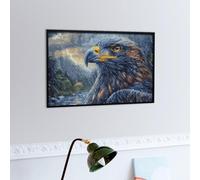 Storm Cloud Sea Bald Eagle 300 Piece Jigsaw Puzzle for Adults Teens Radiant Whimsical Menagerie Laundry Room Decor Boredom Buster Colourful Artwork Great Gift for 300 PCS