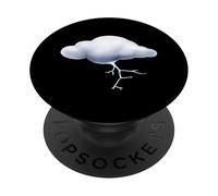 Storm Cloud with Lightning PopSockets Adhesive PopGrip