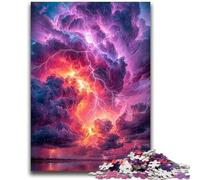 Storm Clouds 1000 Piece Jigsaw Puzzle for Adults Teens,Stress Reliever Difficult Challenge Deal As Gifts for The Whole Family (50x75cm)