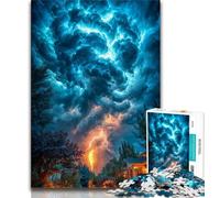Storm Clouds Jigsaw Puzzles for Teenagers 1000 Pieces,Challenging Game Gifts for Is Ideal As A Gift for The Whole Family (38x26cm)