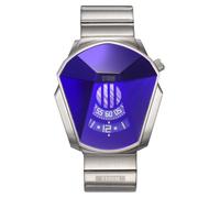 STORM Darth (Lazer Blue) Men's Unique Cut Lazer Glass Watch with revolving disc Movement