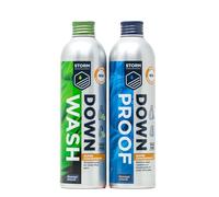STORM Down Wash & Proof Twin Pack 200ml | Super Concentrate | Wash-In Performance Cleaner & Waterproofer for Down Filled items | Designed for Outdoor Jackets & Sleeping Bags. Treat up to 4 Garments.