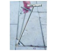 Storm Drain Grate Lifter, T-Shaped Pull Tool for Manhole Covers and Sewer Grates, Multi-Functional Welding Hook for Septic Tank Access