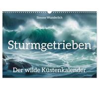 Storm-driven - The wild coastal calendar UK-Version (Wall Calendar 2026 DIN A3 Landscape), CALVENDO 12 Month Wall Calendar