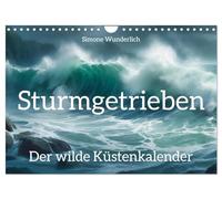 Storm-driven - The wild coastal calendar UK-Version (Wall Calendar 2026 DIN A4 Landscape), CALVENDO 12 Month Wall Calendar