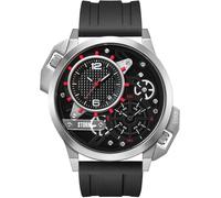 Storm Dualaton Rubber Silver Red Watch SWC-298